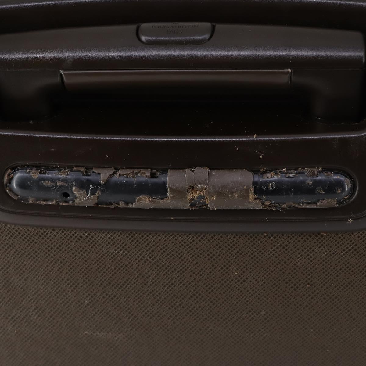 LOUIS VUITTON Taiga Pegas 45 Suitcase Grizzly M23314 LV Auth