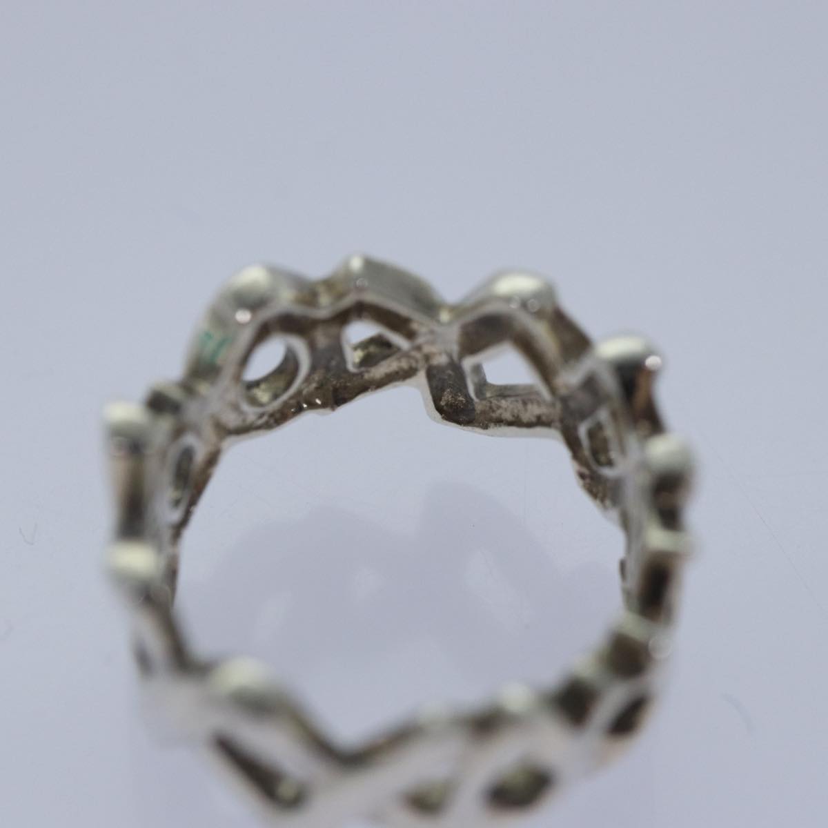 TIFFANY&Co. Love & kiss Ring Ag925 Silver Auth kk317 | eBay
