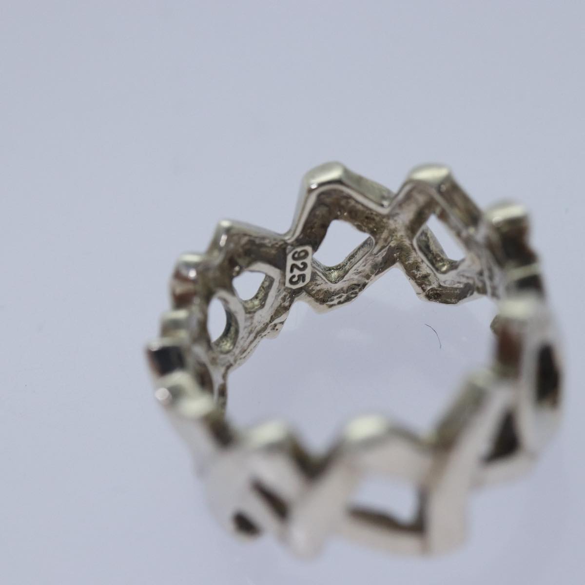 TIFFANY&Co. Love & kiss Ring Ag925 Silver Auth kk317 | eBay