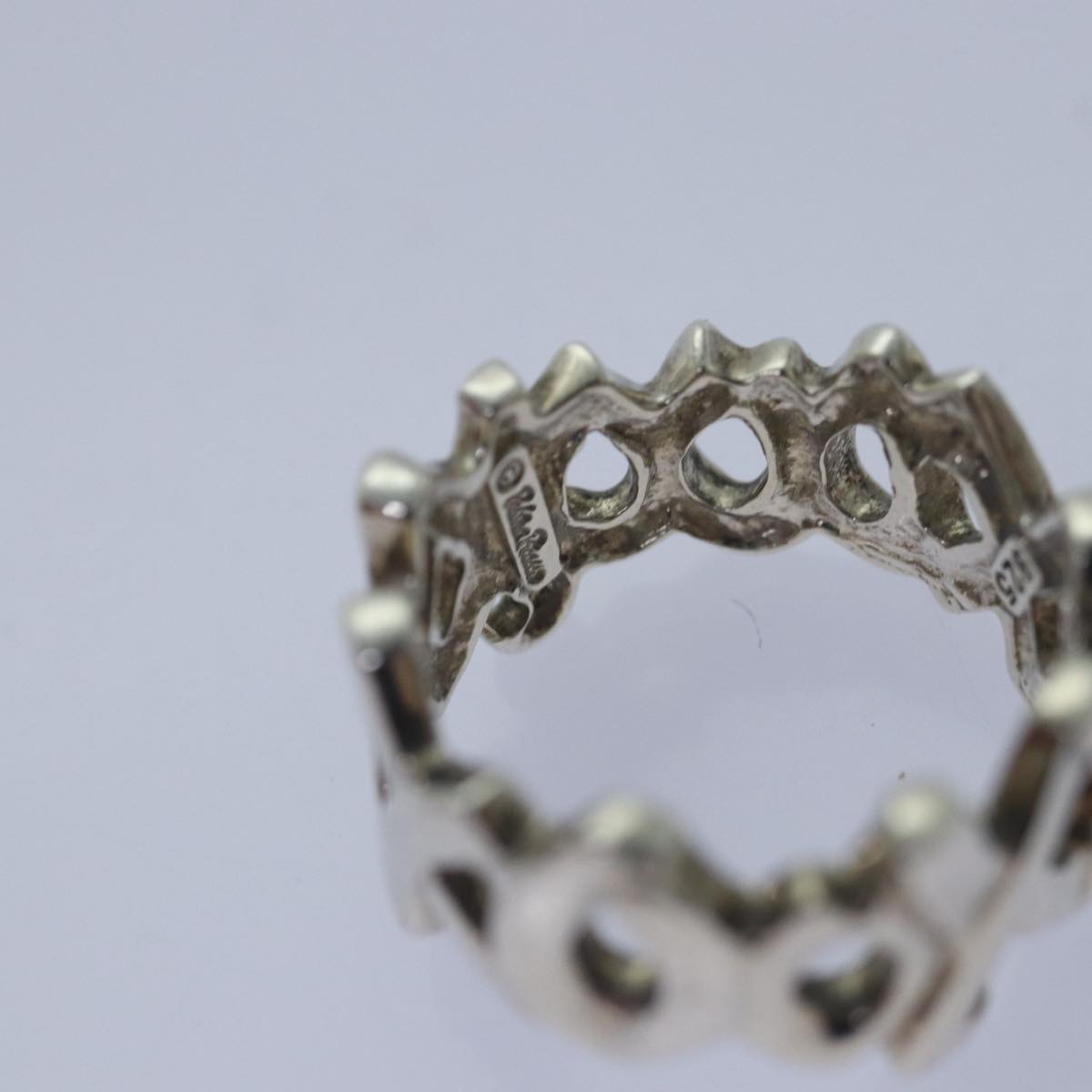 TIFFANY&Co. Love & kiss Ring Ag925 Silver Auth kk317 | eBay