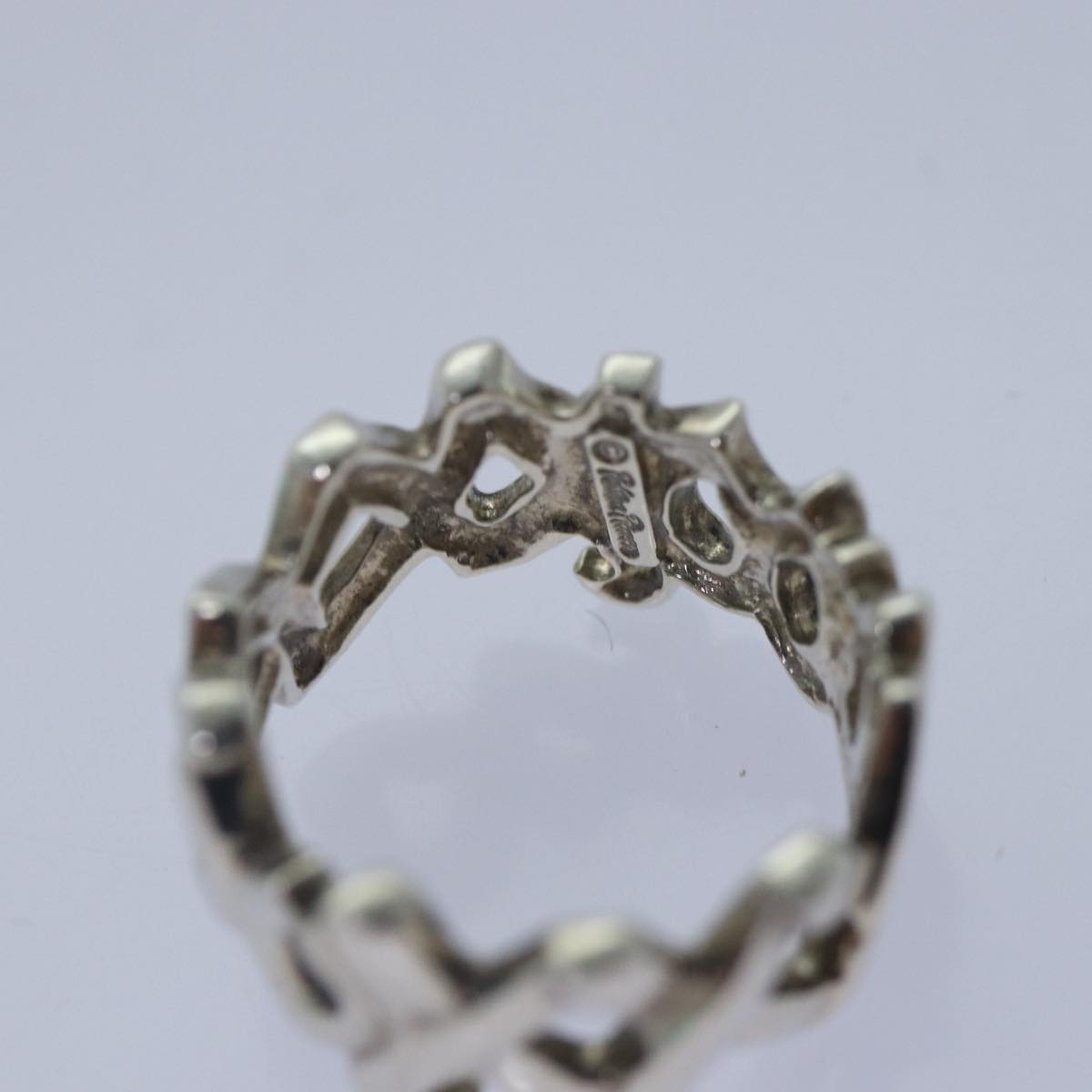 【極美品】ティファニー　LOVE&KISSリング　フルセット　925 キスラブ TIFFANY&Co. Love & kiss Ring Ag925 Silver Auth kk317 | eBay
