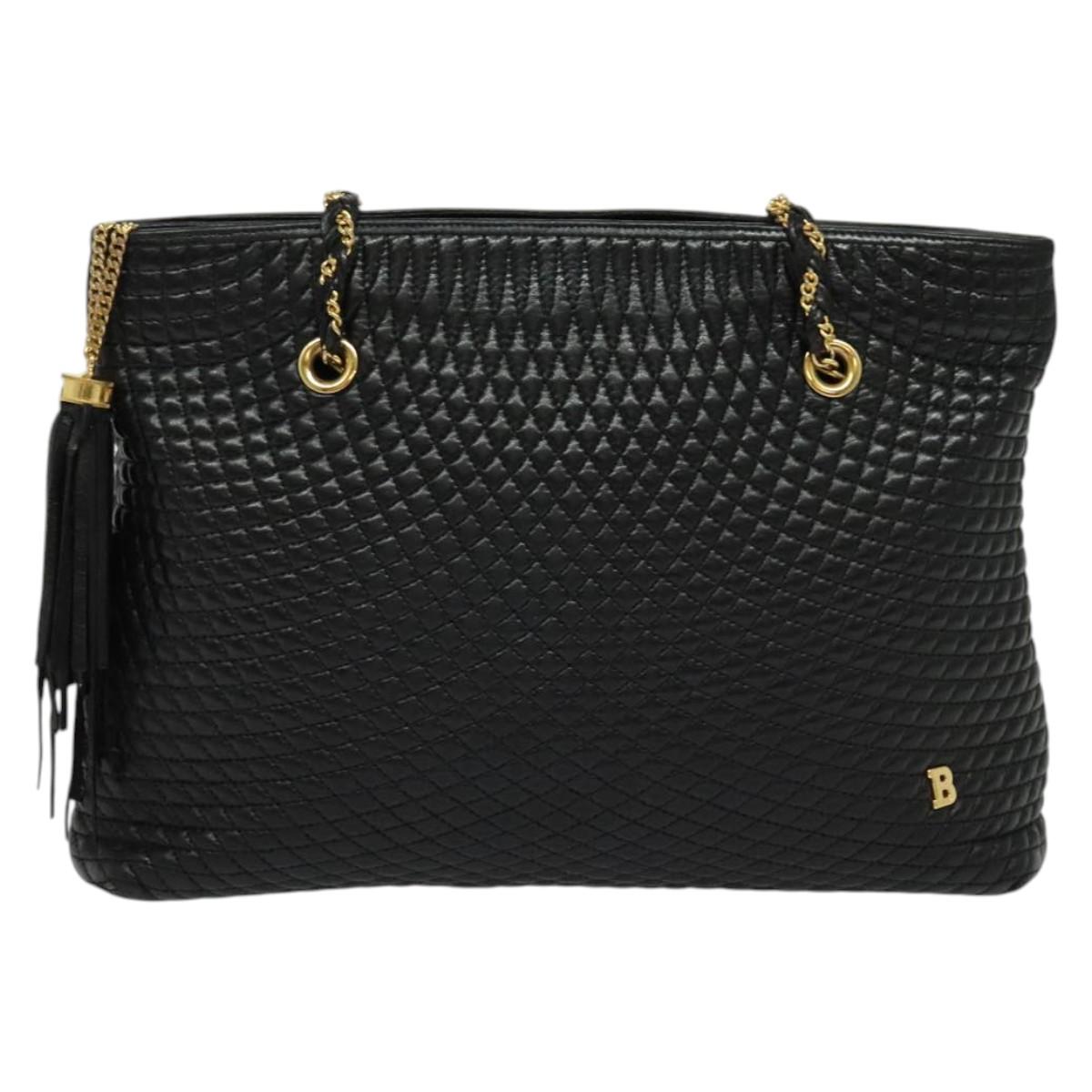 超希少✨BALLY Studded Leather Shoulder Bag kk542-2.jpg