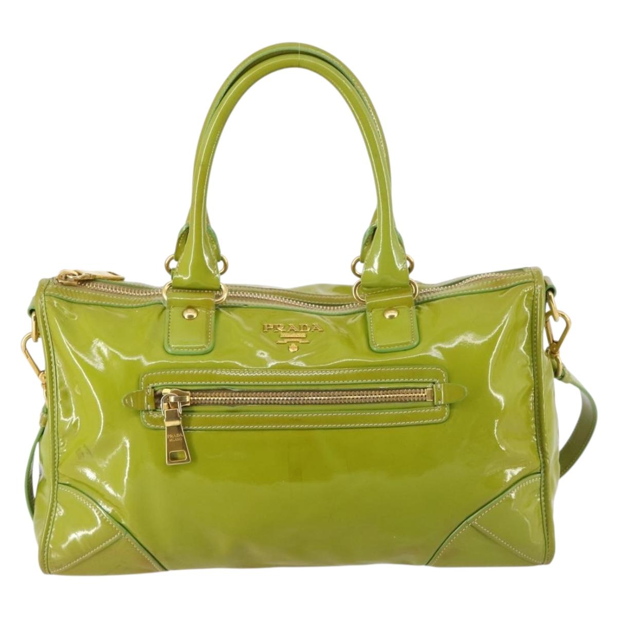 PRADA ハンドバッグ　2way ギャザー　グリーン　ショルダー　ゴールド金具 楽天市場】【バッグ】PRADA プラダ ギャザー ハンドバッグ ショルダー