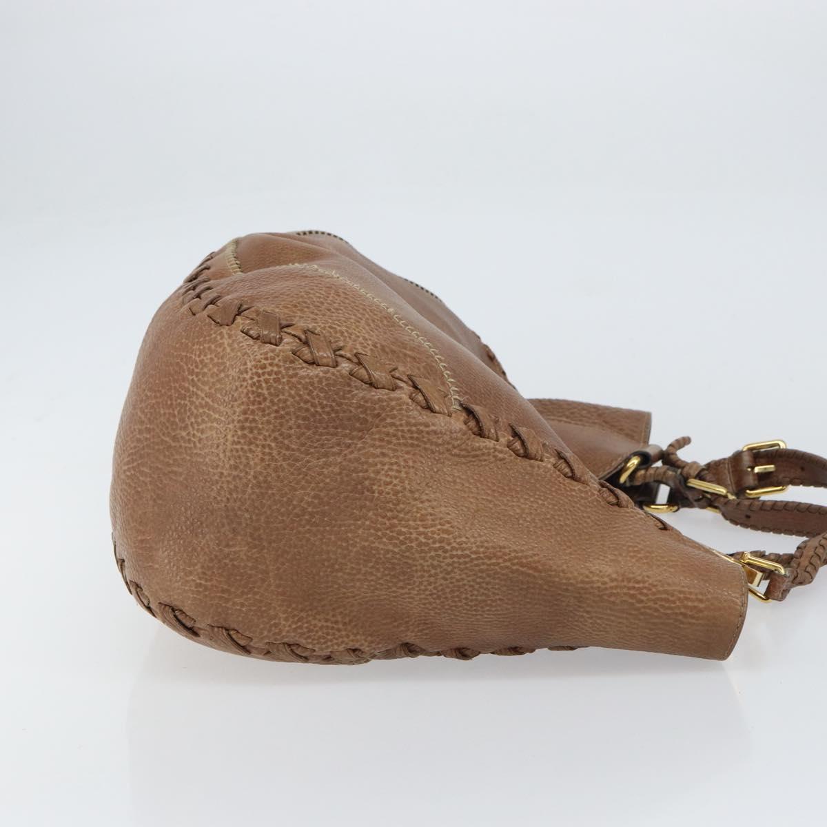 GUCCI Charlotte Hand Bag Leather Brown Gold 218782 Auth kk588 | eBay