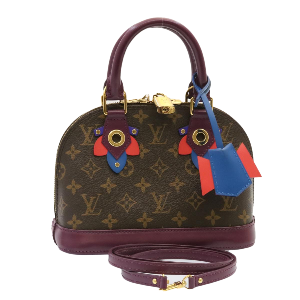 r*0様 Louis Vuitton Alma Monogram ハンドバッグ LOUIS VUITTON Monogram Totem Alma BB Hand Bag 2Way M41660 LV Auth