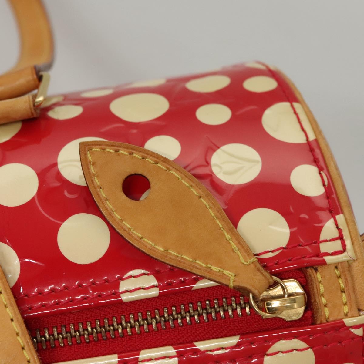 LOUIS VUITTON Vernis Yayoi Kusama Dot Papillon 30 Hand Bag