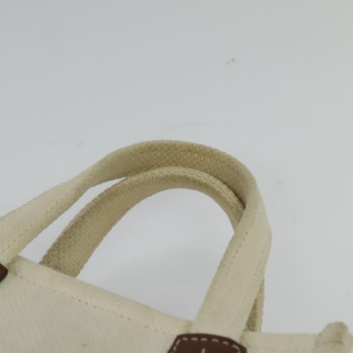 BALLY Crystalia XS Hand Bag Canvas 2way White Gold Auth mr1384 | eBay