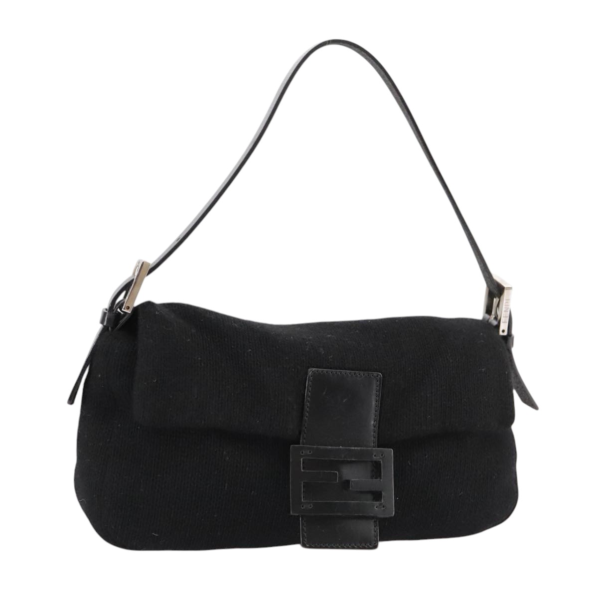 【FENDI】Mamma Baguette ミディアム バッグ★ブラック Mamma Baguette Medium Leather Black | Fendi