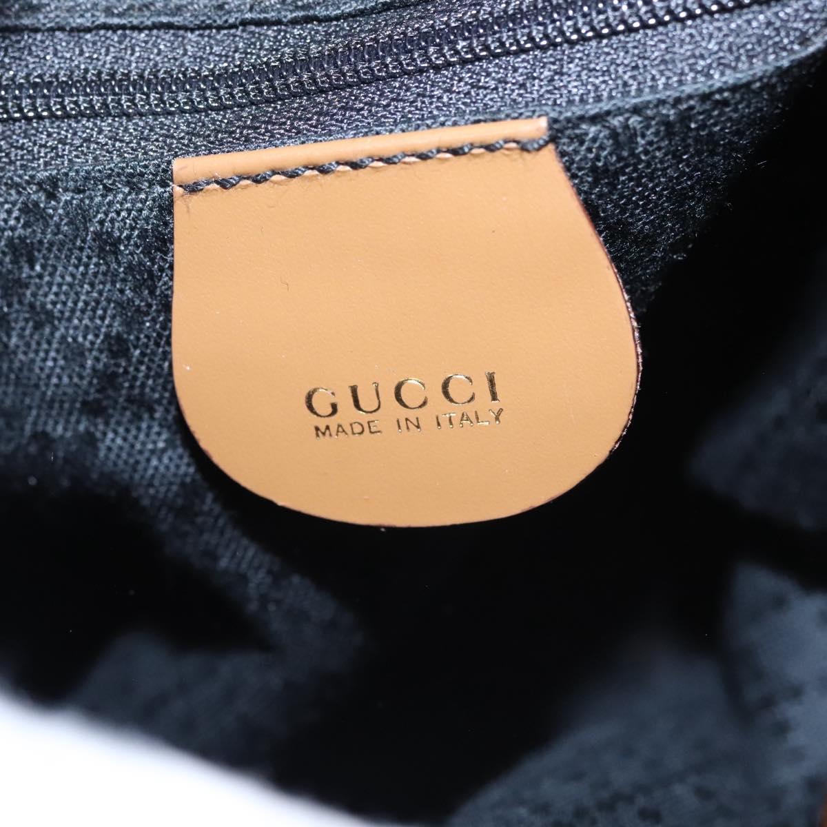 GUCCI Bamboo Backpack Patent leather Bronze Gold 003 1705 0030 Auth nb030 Leather Backpack Bamboo Handle – Front General Store main image 3