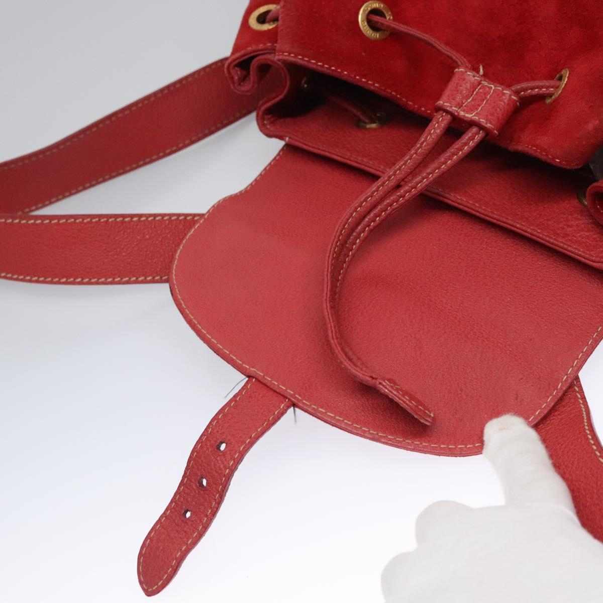 GUCCI Bamboo Backpack Suede Leather Red Gold 003 2058 0016 Auth nb202 il_fullxfull.4662122912_2zq2.jpg main image 3