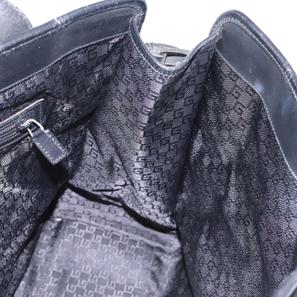 GUCCI Hand Bag Canvas Black 115517 Auth nb281 | eBay