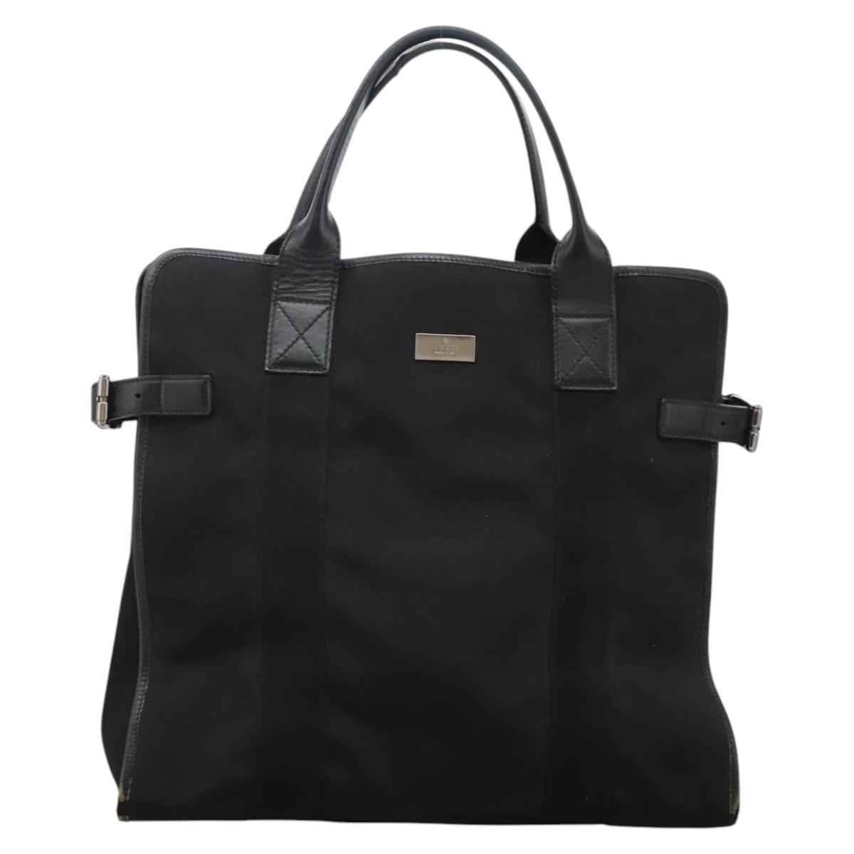 GUCCI Hand Bag Canvas Black 115517 Auth nb281 | eBay