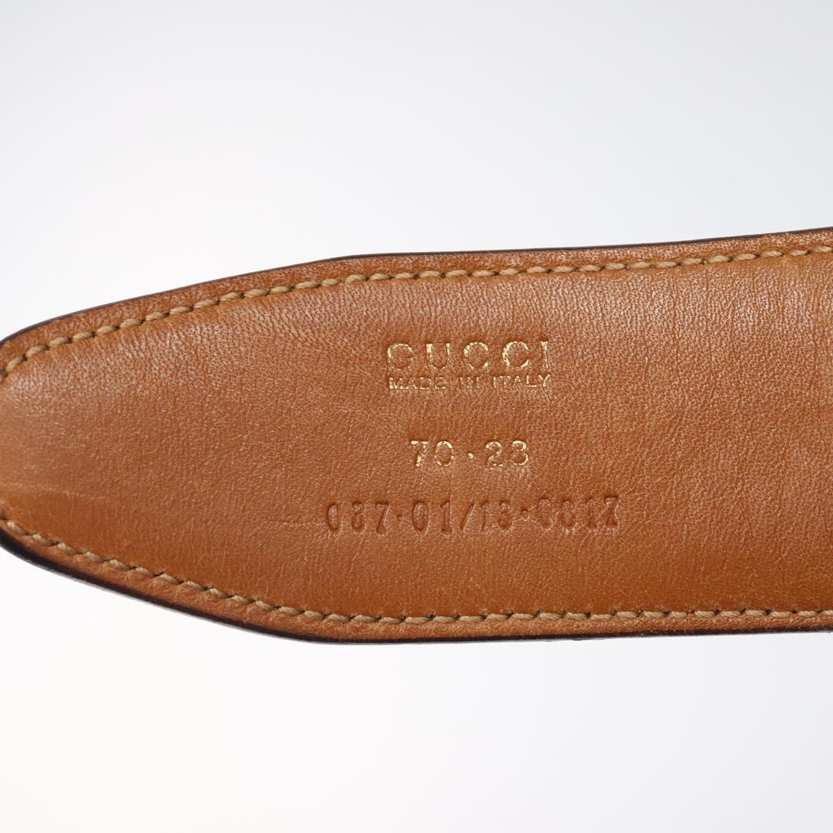 GUCCI Belt Leather 31.5 display picture 3