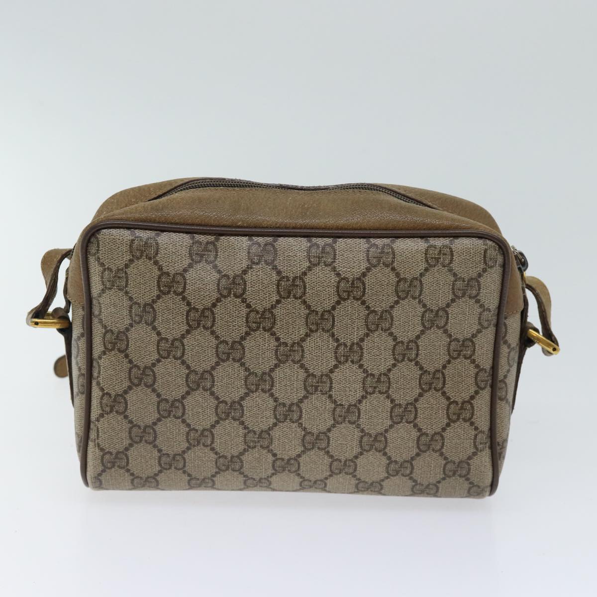 新品未使用★chiiiibag 89 graphic T ベージュ GUCCI GG Supreme Web Sherry Line Shoulder Bag PVC Beige 56
