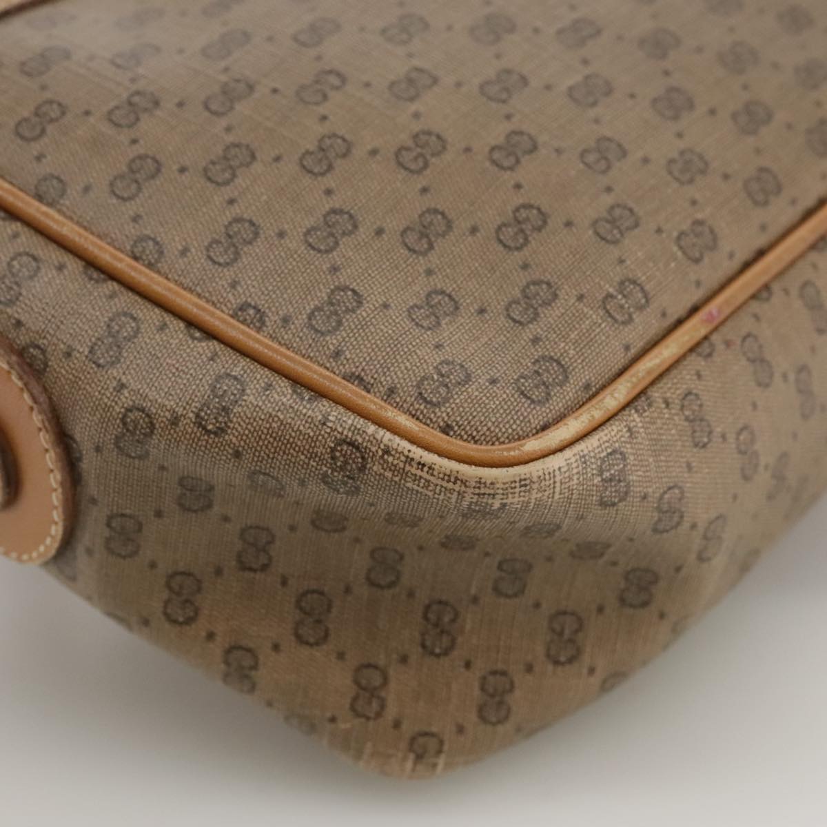 GUCCI Micro GG Supreme Web Sherry Line Shoulder Bag PVC