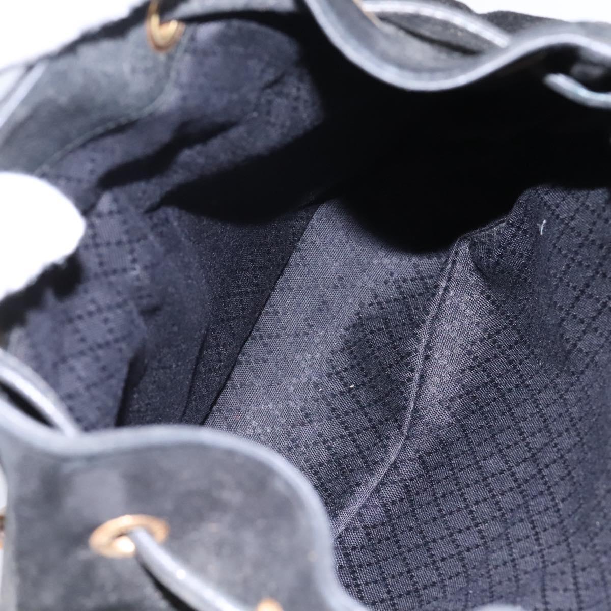 GUCCI Bamboo Backpack Suede Black Gold 003 2058 0016 Auth th5828 GUCCI Bamboo Backpack Suede Black Gold 003 2058 0016 Auth  main image 3