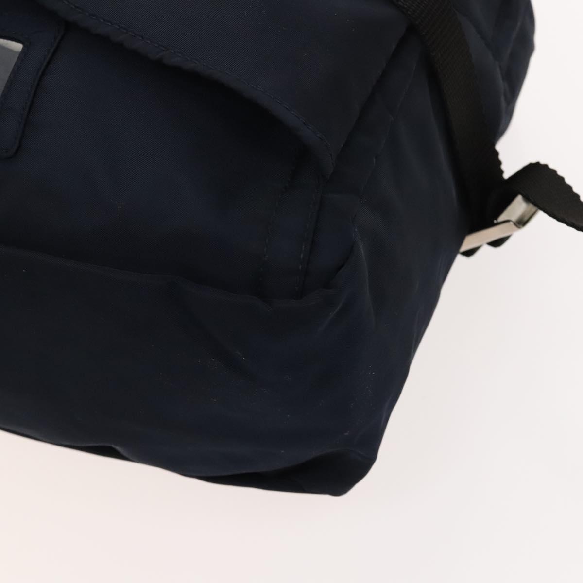 PRADA Backpack Nylon Navy Silver Auth th5858 | eBay display picture 1