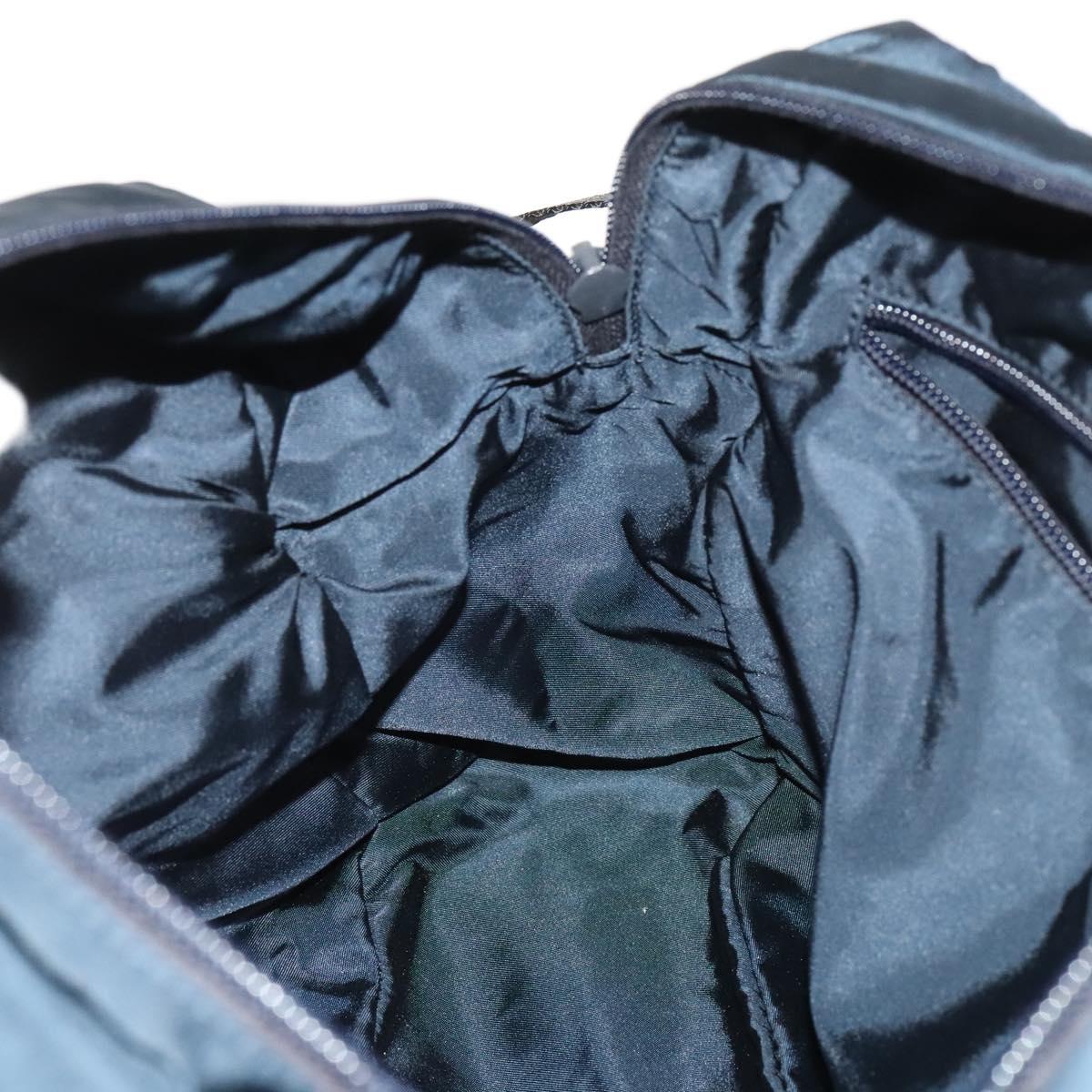 PRADA Backpack Nylon Navy Silver Auth th5858 PRADA Backpack Nylon Navy Silver Auth th5858 Silvery Navy  main image 2