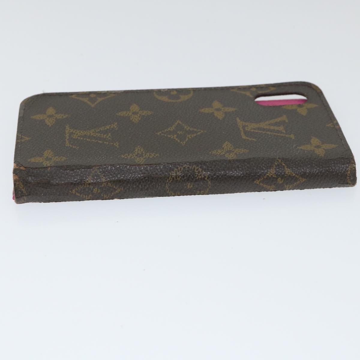LOUIS VUITTON Monogram iPhone Case 4Set Blue Pink LV Auth