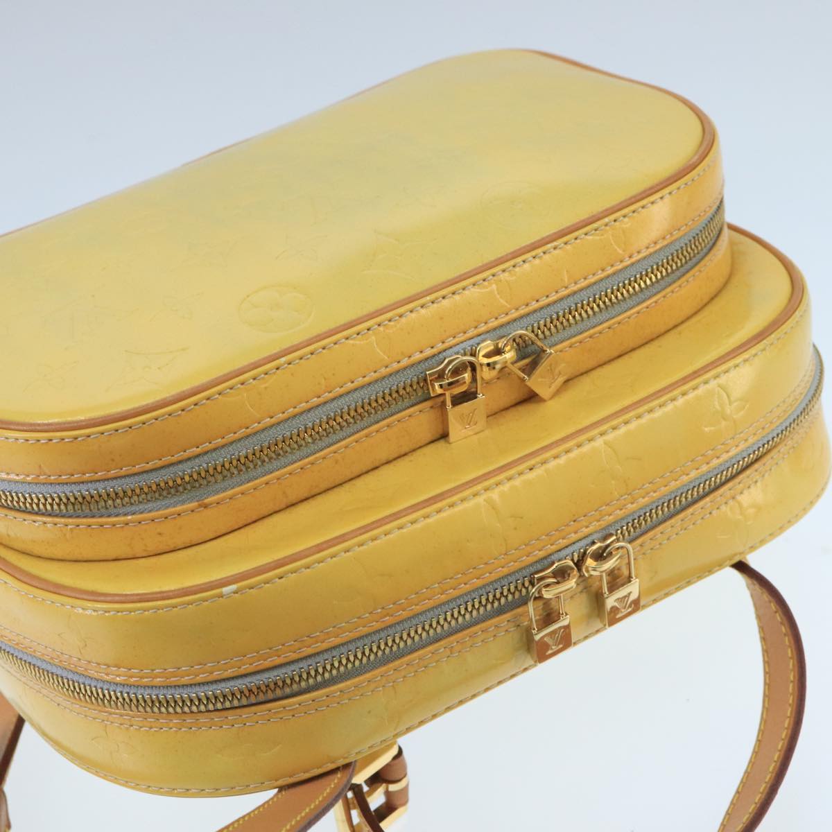 LOUIS VUITTON Monogram Vernis Marley Backpack Gris M91038 LV Auth 153312 Louis Vuitton LOUIS VUITTON Monogram Vernis Marley Backpack  main image 3