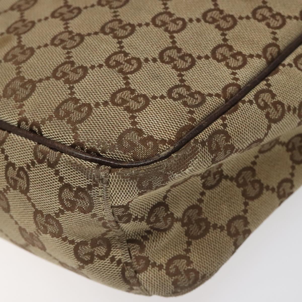 kリン様⑅16 GUCCI GG Canvas Shoulder Bag Beige 122759 Auth ti2694 | eBay