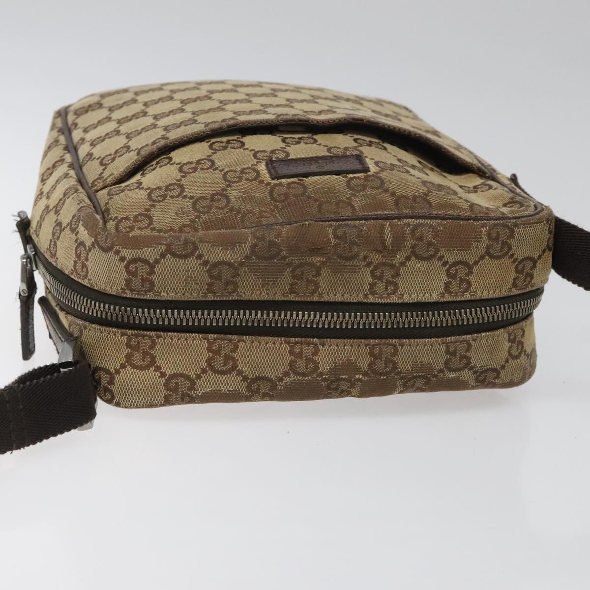 kリン様⑅16 GUCCI GG Canvas Shoulder Bag Beige 122759 Auth ti2694 | eBay