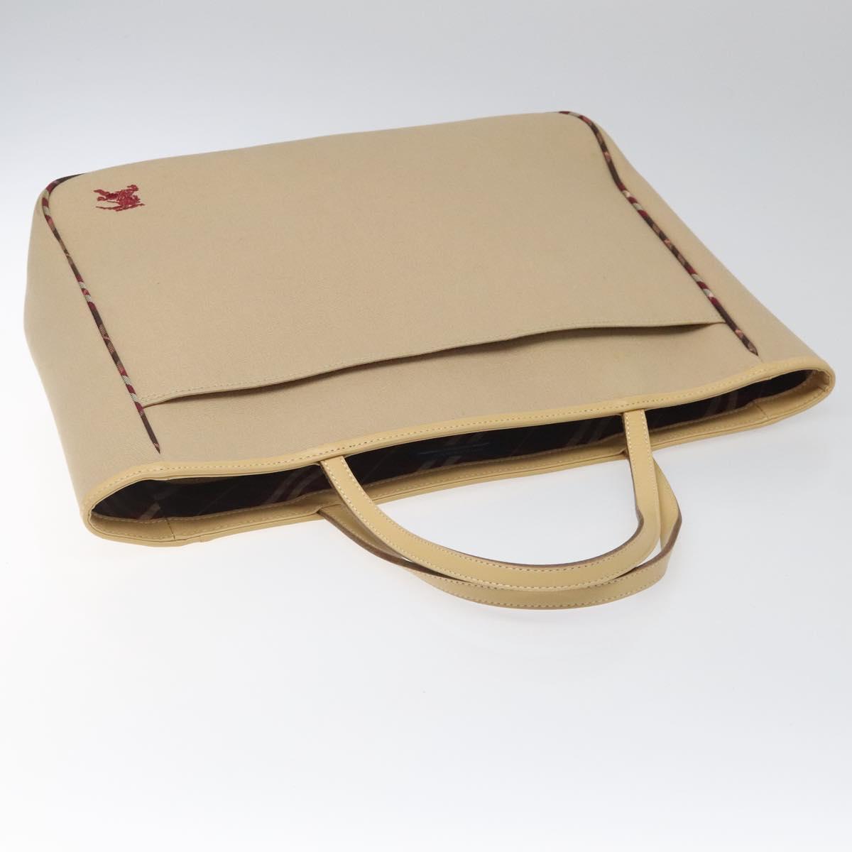 BURBERRY Blue Label Tote Bag Canvas Beige Auth ti2730 | eBay