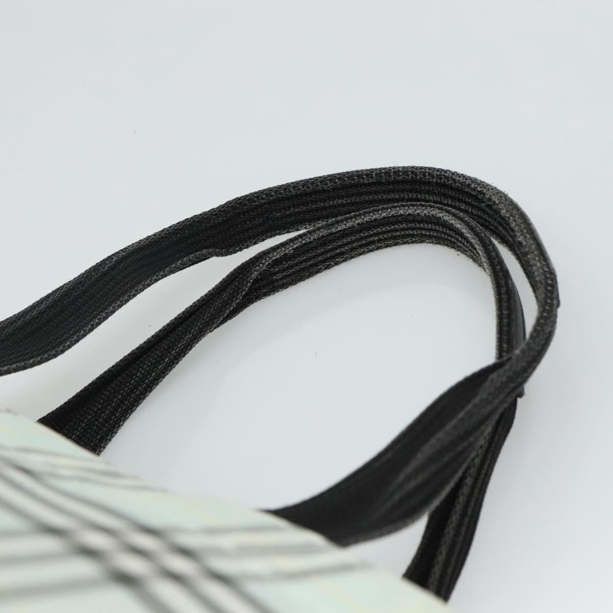 Burberrys Blue Label Nova Check Tote Bag Nylon Light Blue Auth