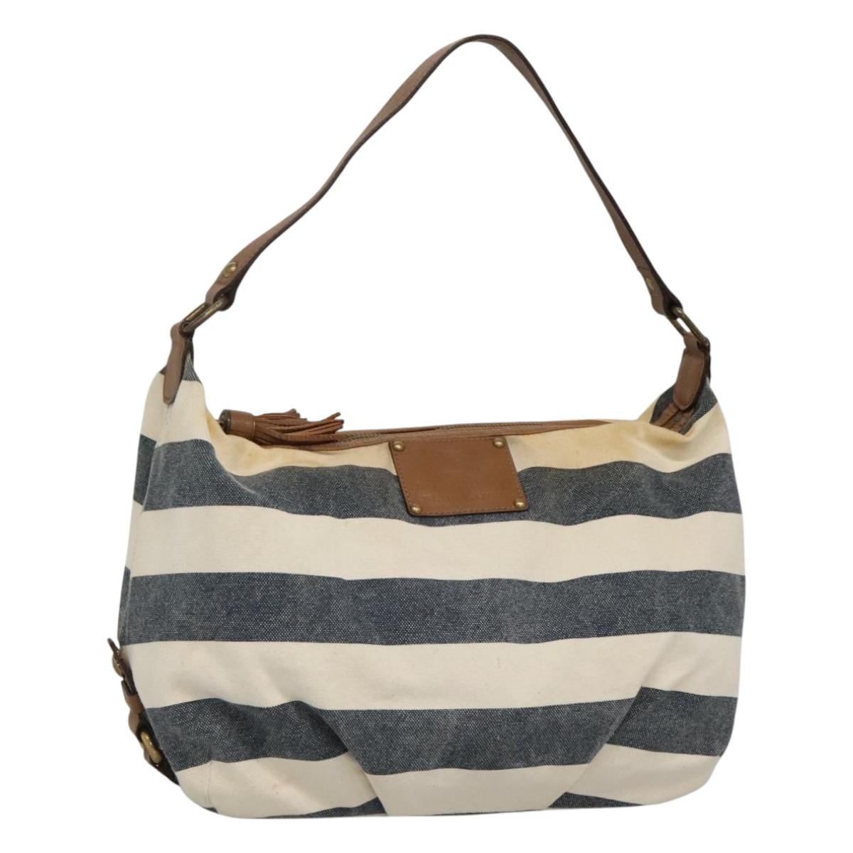 BURBERRY Blue Label Shoulder Bag Canvas Navy Auth ti2862 | eBay