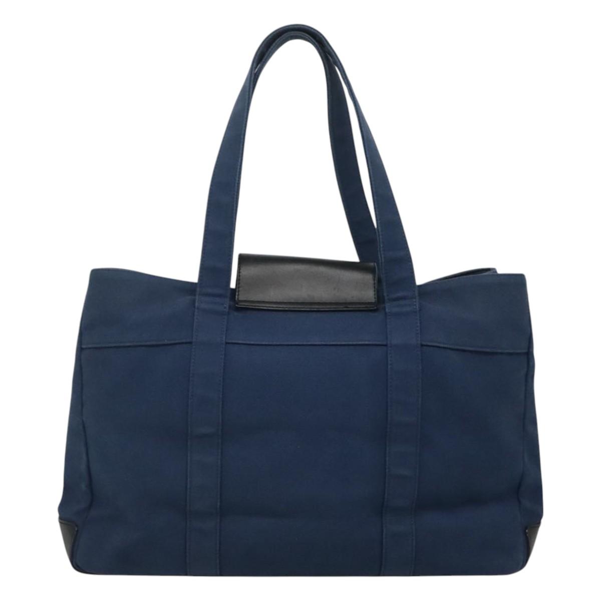 BURBERRY Blue Label Tote Bag Canvas Blue Auth ti2869 | eBay