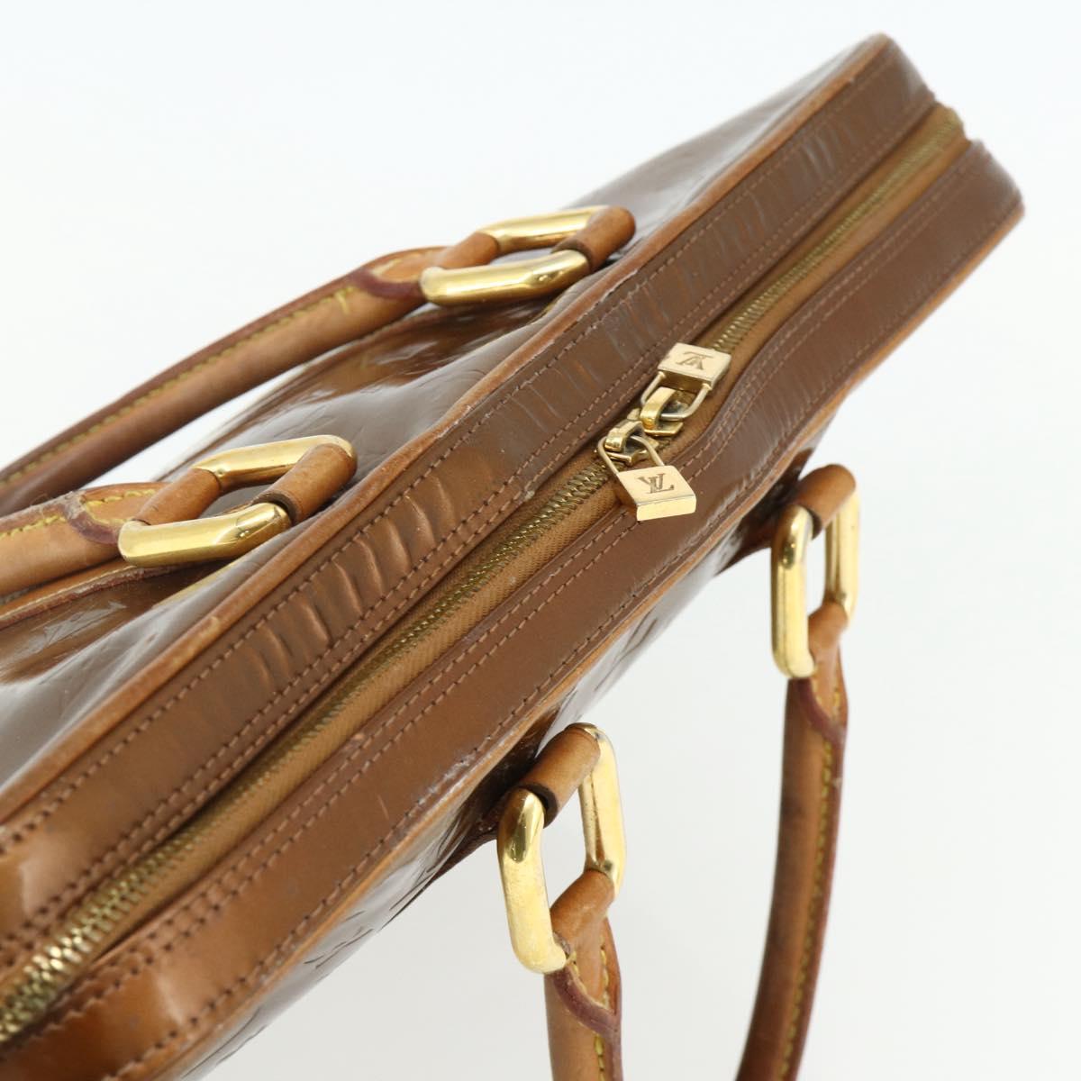 LOUIS VUITTON m91125 ブラウン ビジネスバッグ LOUIS VUITTON Monogram Vernis Van Damme Hand Bag Bronze M91125 LV