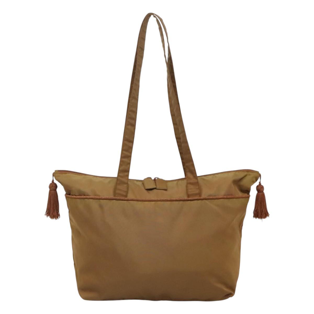 PRADA プラダ　トート PRADA Tote Bag Nylon Brown Auth yb765 | eBay
