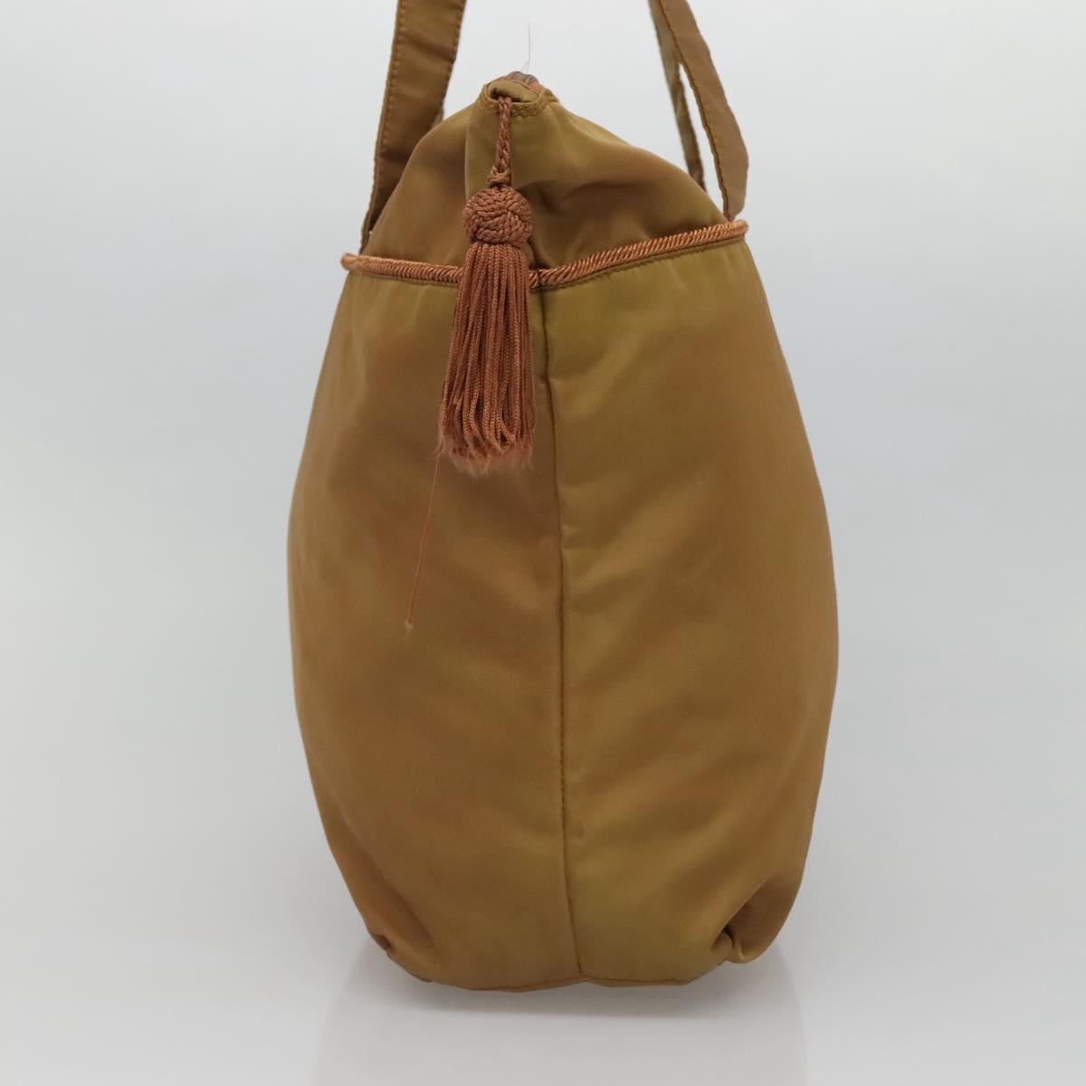 PRADA Tote Bag Nylon Brown Auth yb765 | eBay