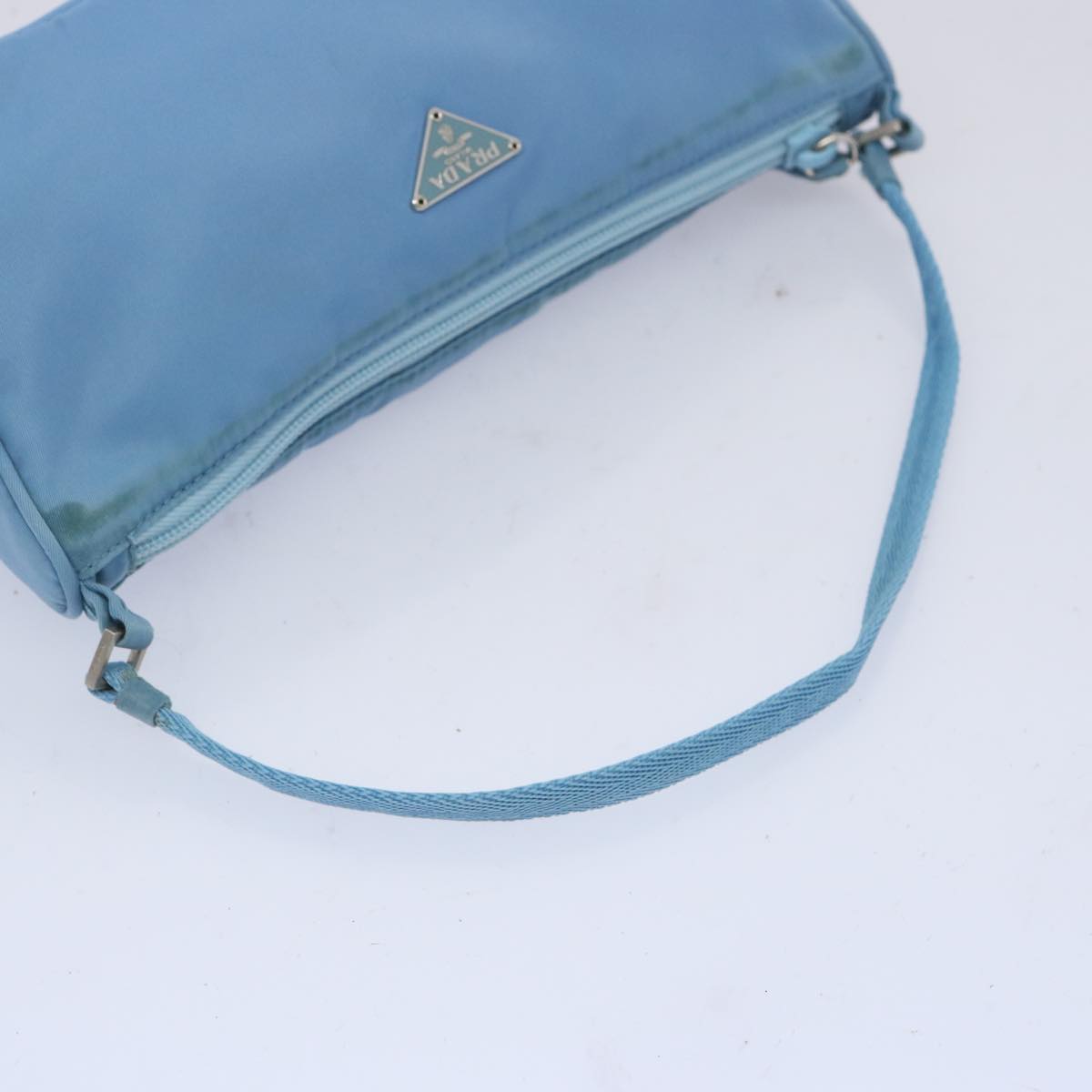 PRADA Accessory Pouch Nylon Blue Auth yk10595 | eBay