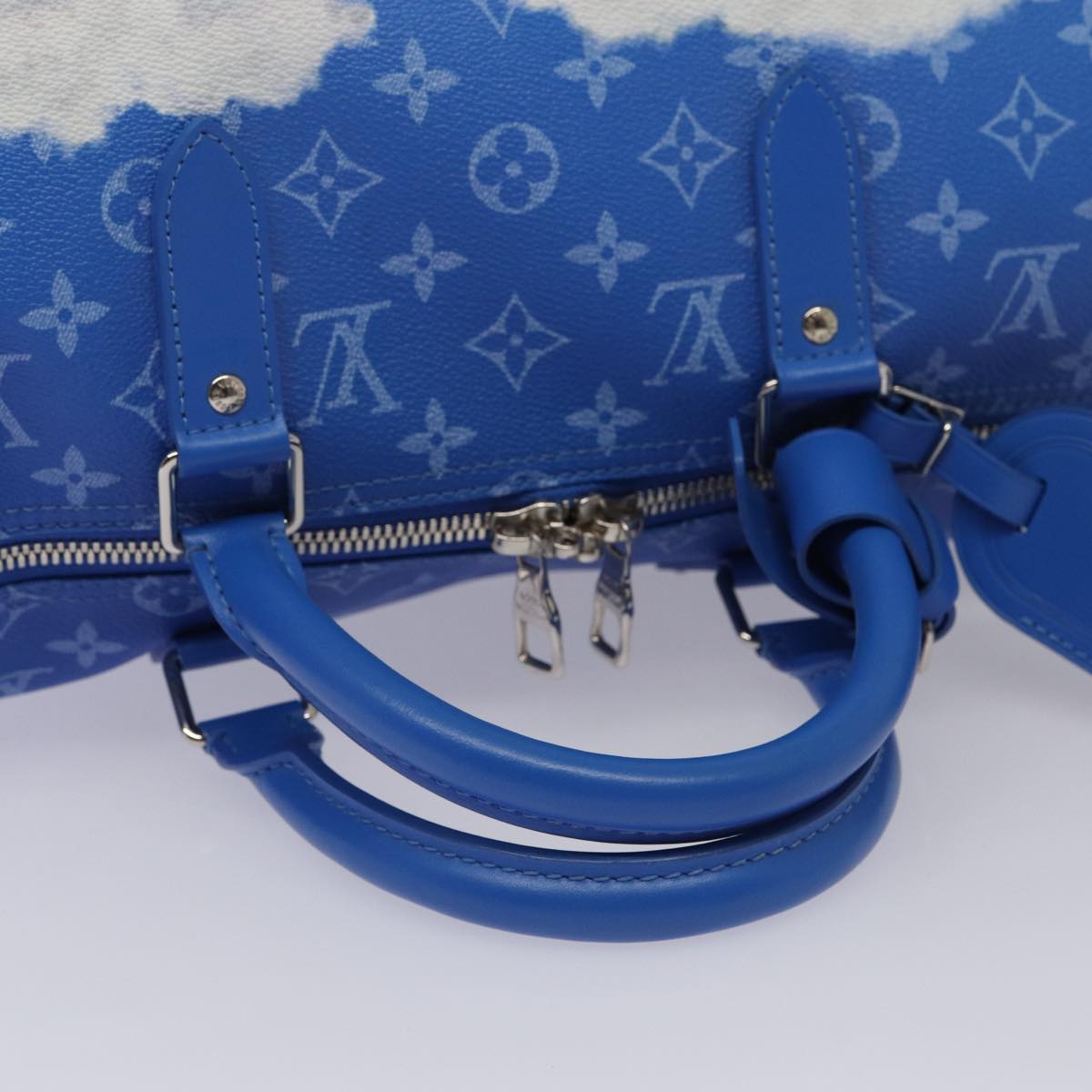 LOUIS VUITTON Monogram Clouds Keepall Bandouliere 50 Bag M45428 LV