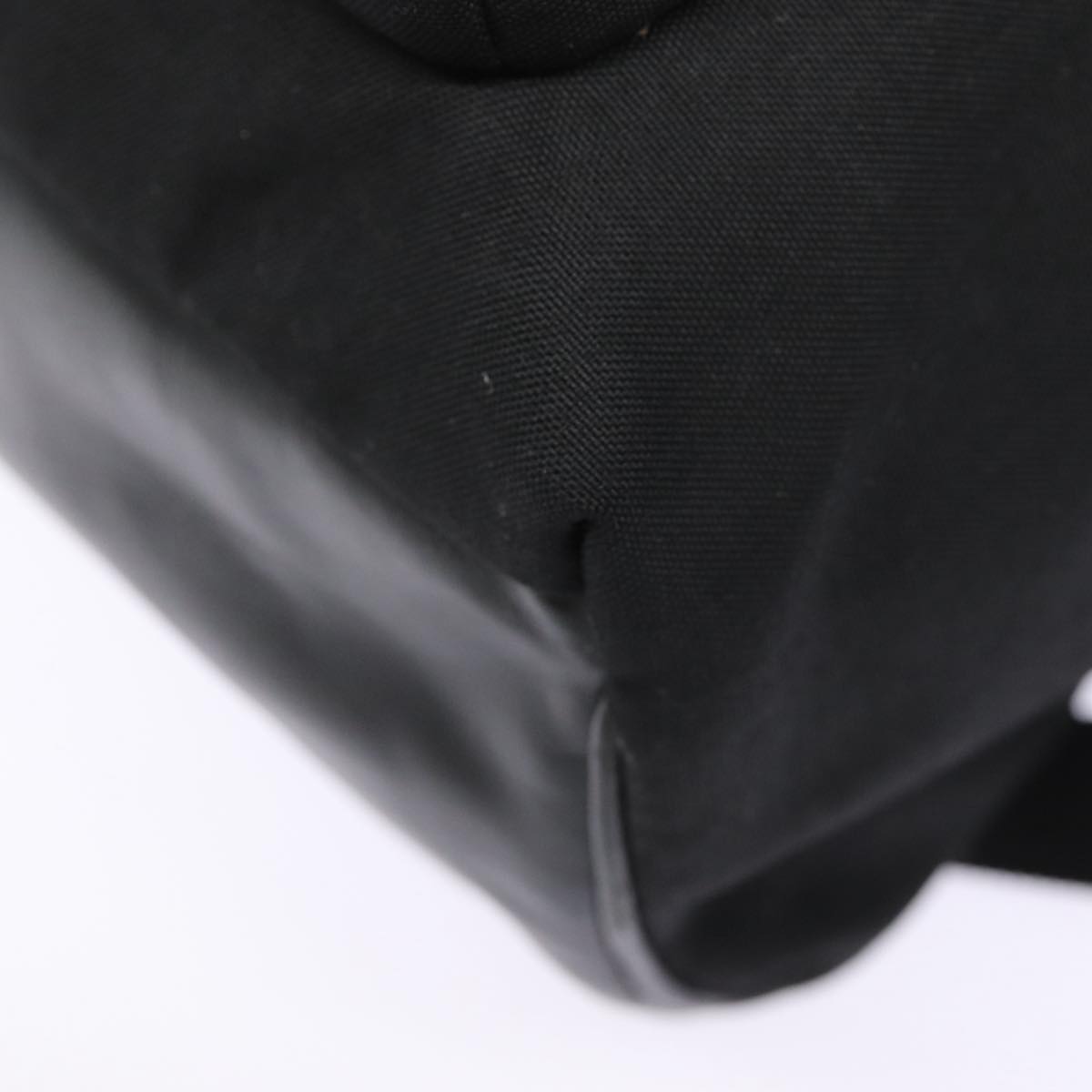 SAINT LAURENT Classic Hunter Backpack Canvas Black Silver Auth yk14364V city backpack in canvas, nylon and leather in Black | Saint  main image 3
