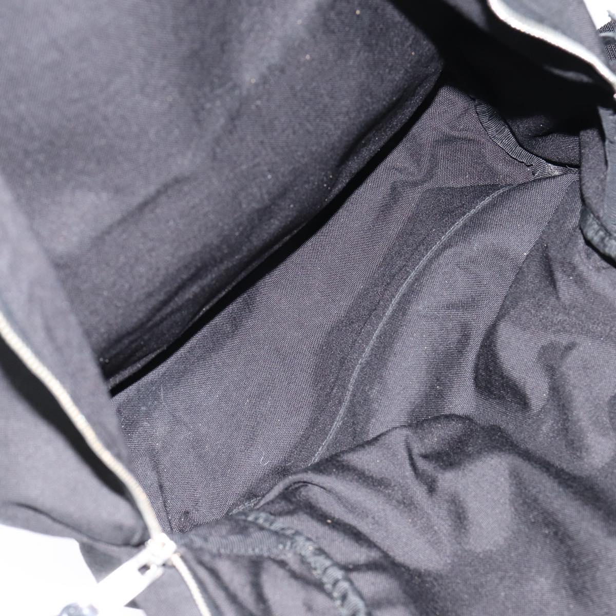 SAINT LAURENT Classic Hunter Backpack Canvas Black Silver Auth yk14364V city backpack in canvas, nylon and leather in Black | Saint  main image 4