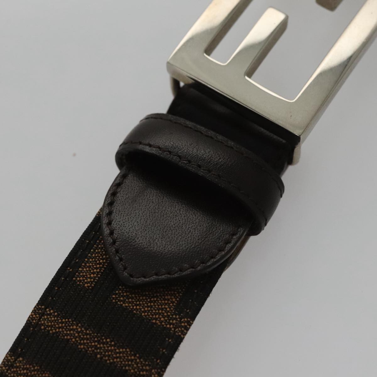 FENDI Zucca Canvas Belt 32.3\