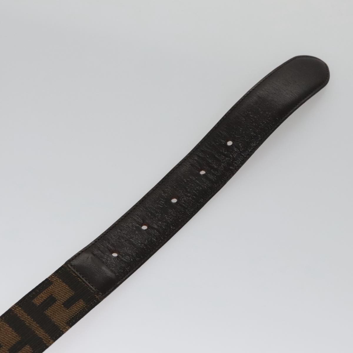 FENDI Zucca Canvas Belt 32.3