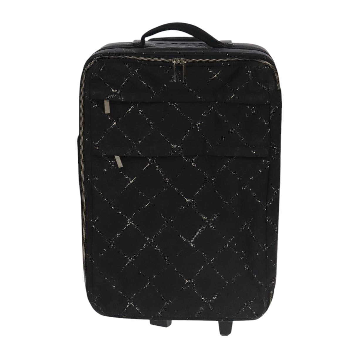 CHANEL New Travel Line Suitcase Nylon Black CC Auth yk16489 | eBay