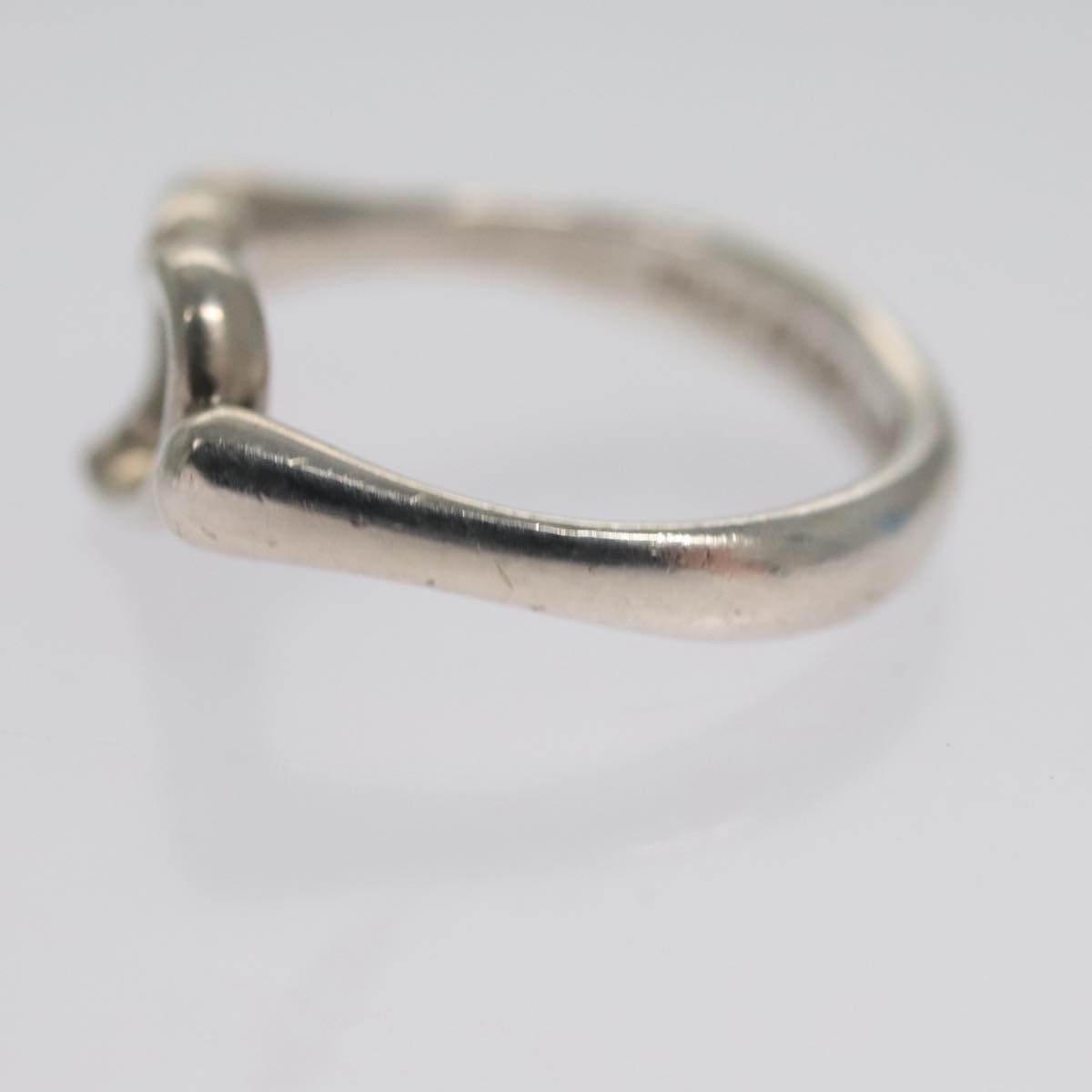 TIFFANY&Co. Open Heart Ring Ag925 Silver Auth yk16935 | eBay