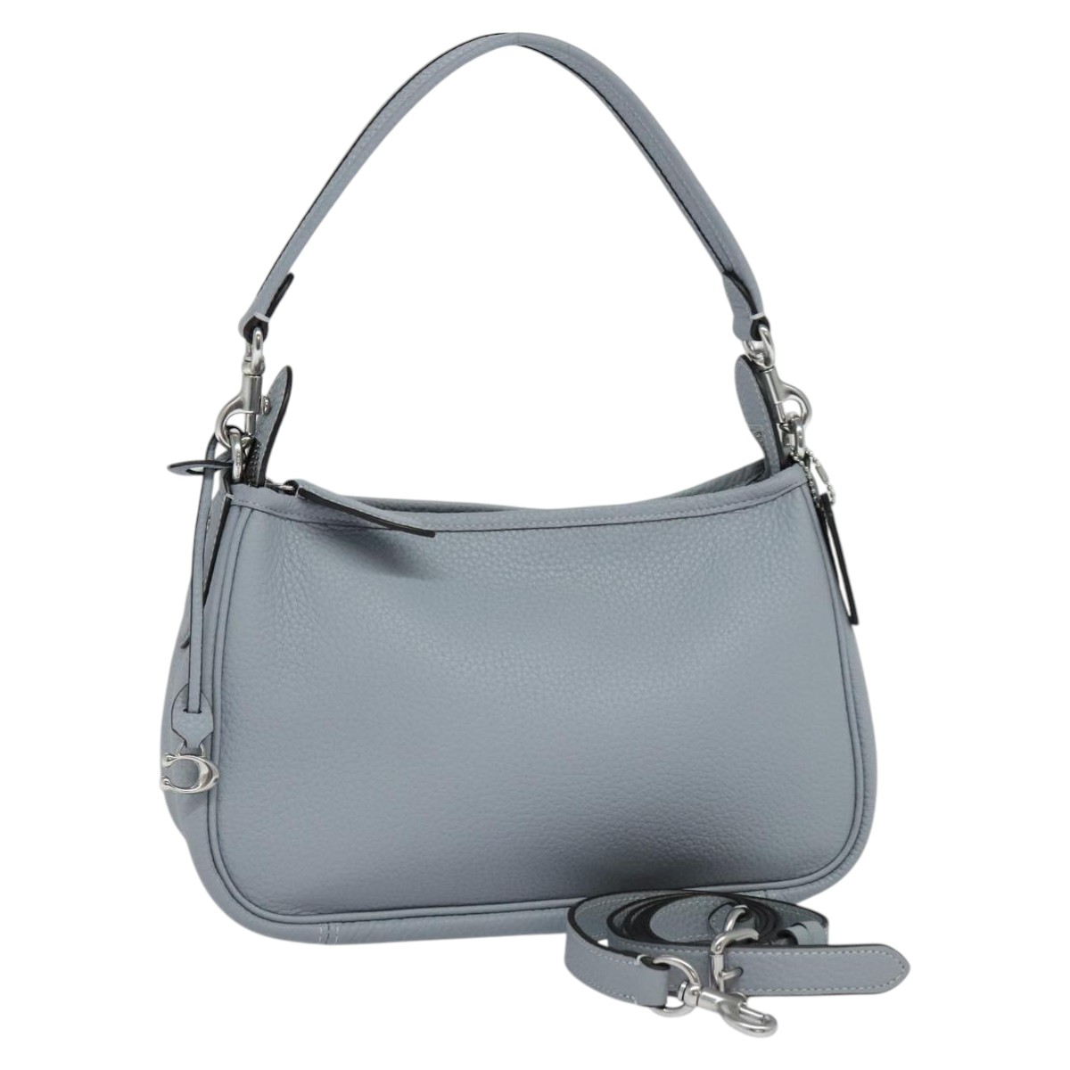 Coach Hand Bag Leather 2way Light Blue Auth yk17278 | eBay