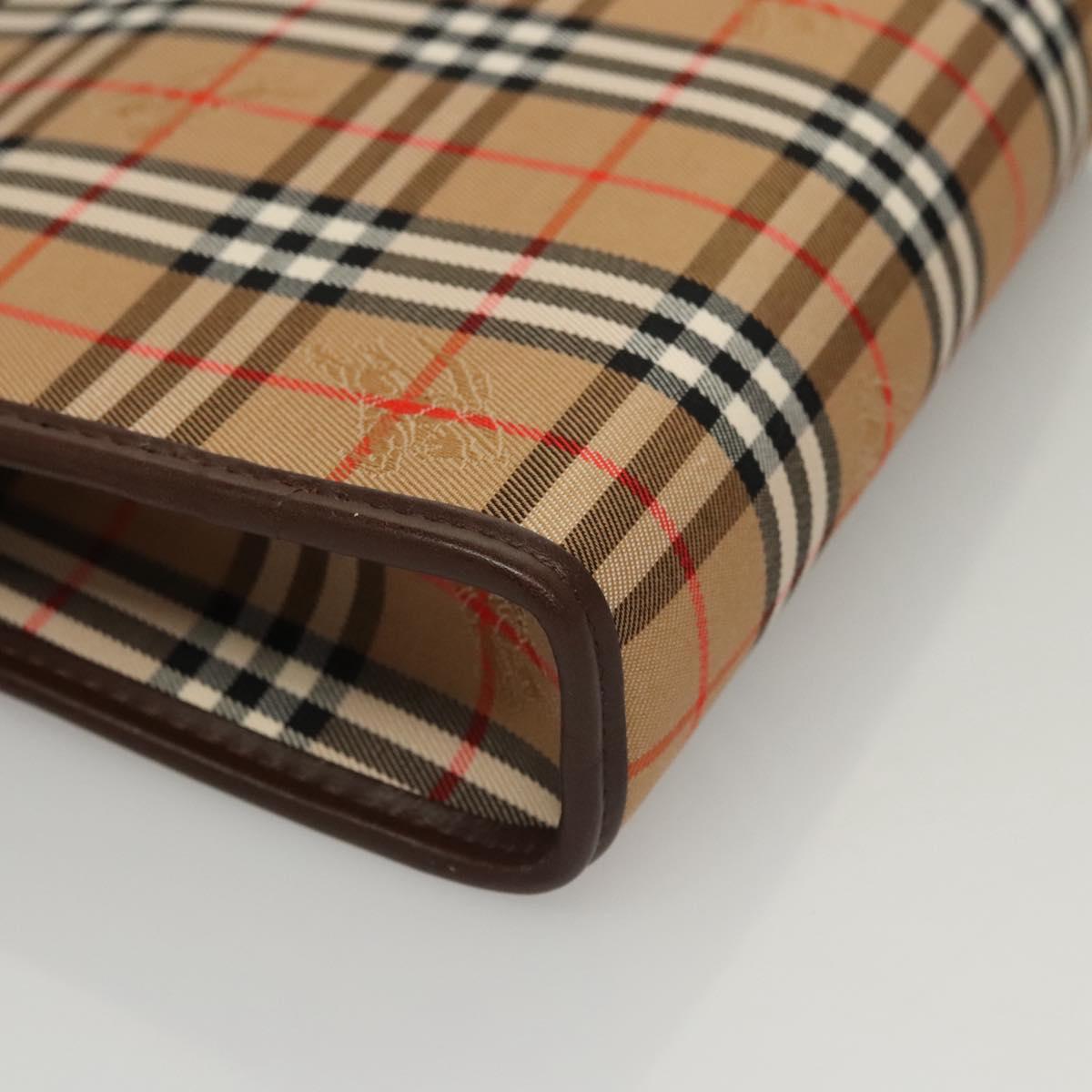 Burberrys Nova Check Accessory Pouch Canvas Beige Auth yk17888 | eBay