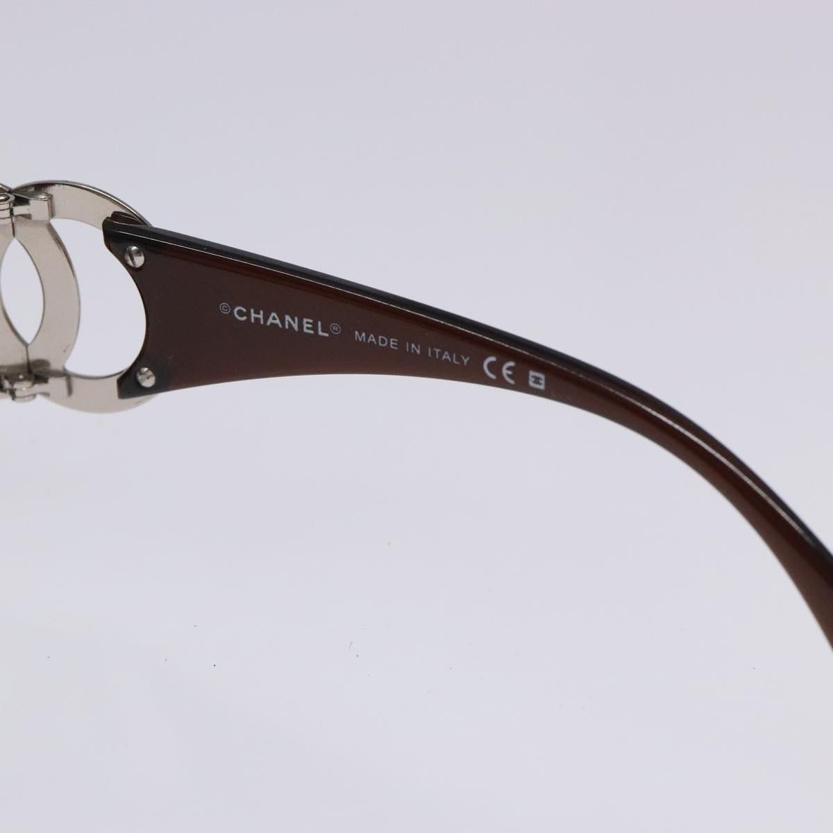 CHANEL Sunglasses Plastic Brown Gold CC Auth yk18755 | eBay