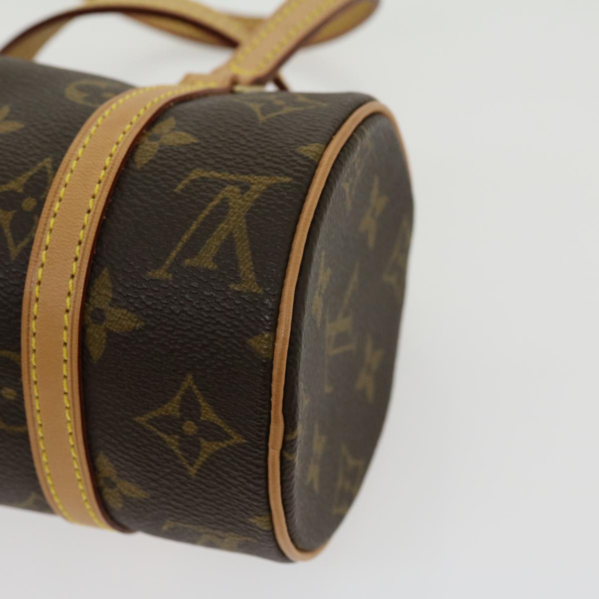 LOUIS VUITTON Monogram Papillon 19 Hand Bag M51389 LV Auth
