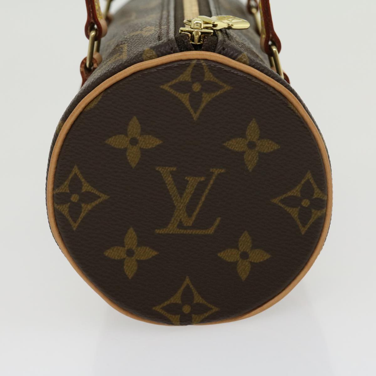 LOUIS VUITTON Monogram Papillon 19 Hand Bag M51389 LV Auth
