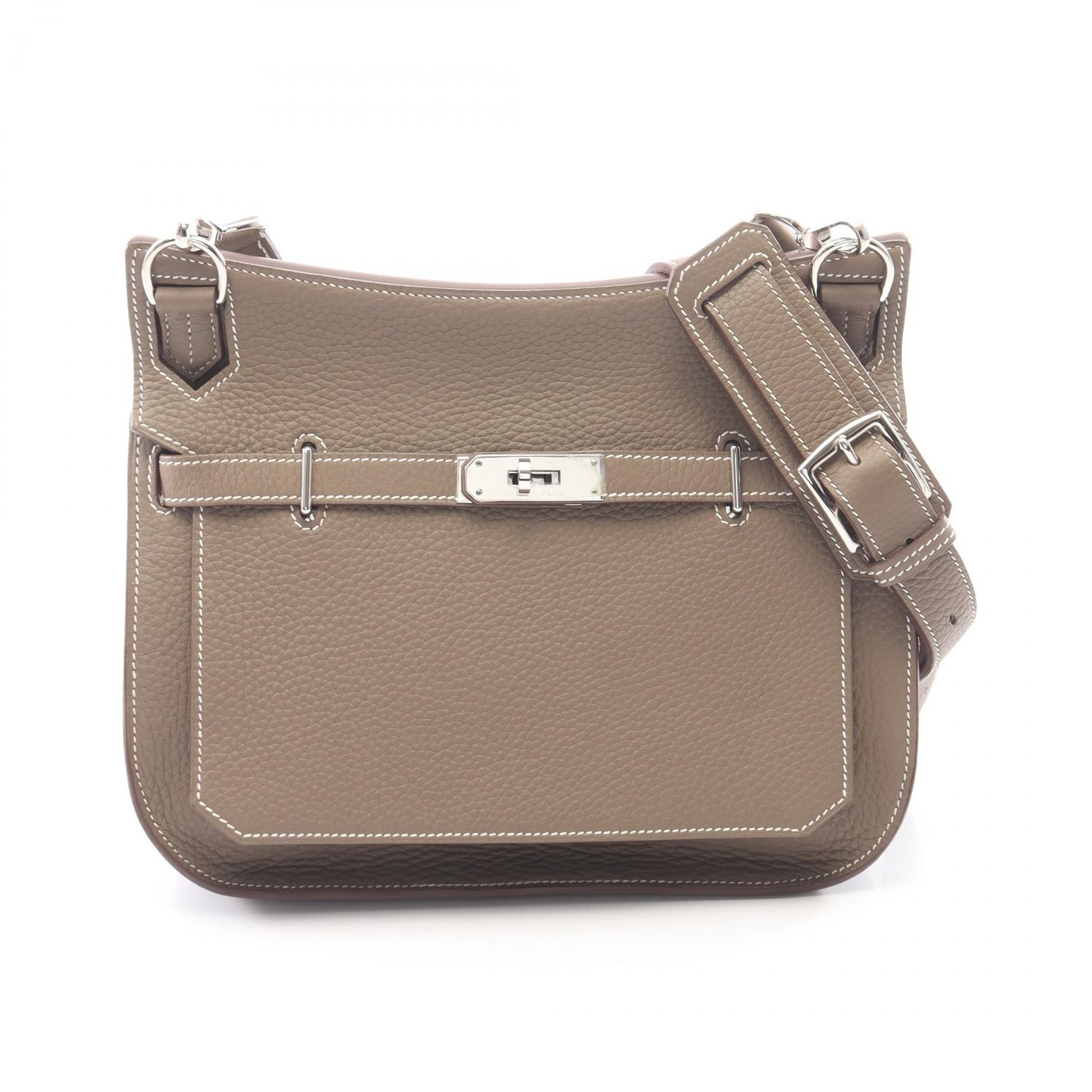エルメス ジプシエール28 エトゥープ 061784CK トリヨンクレマンス シルバー金具 □N刻印（2010年製造）
