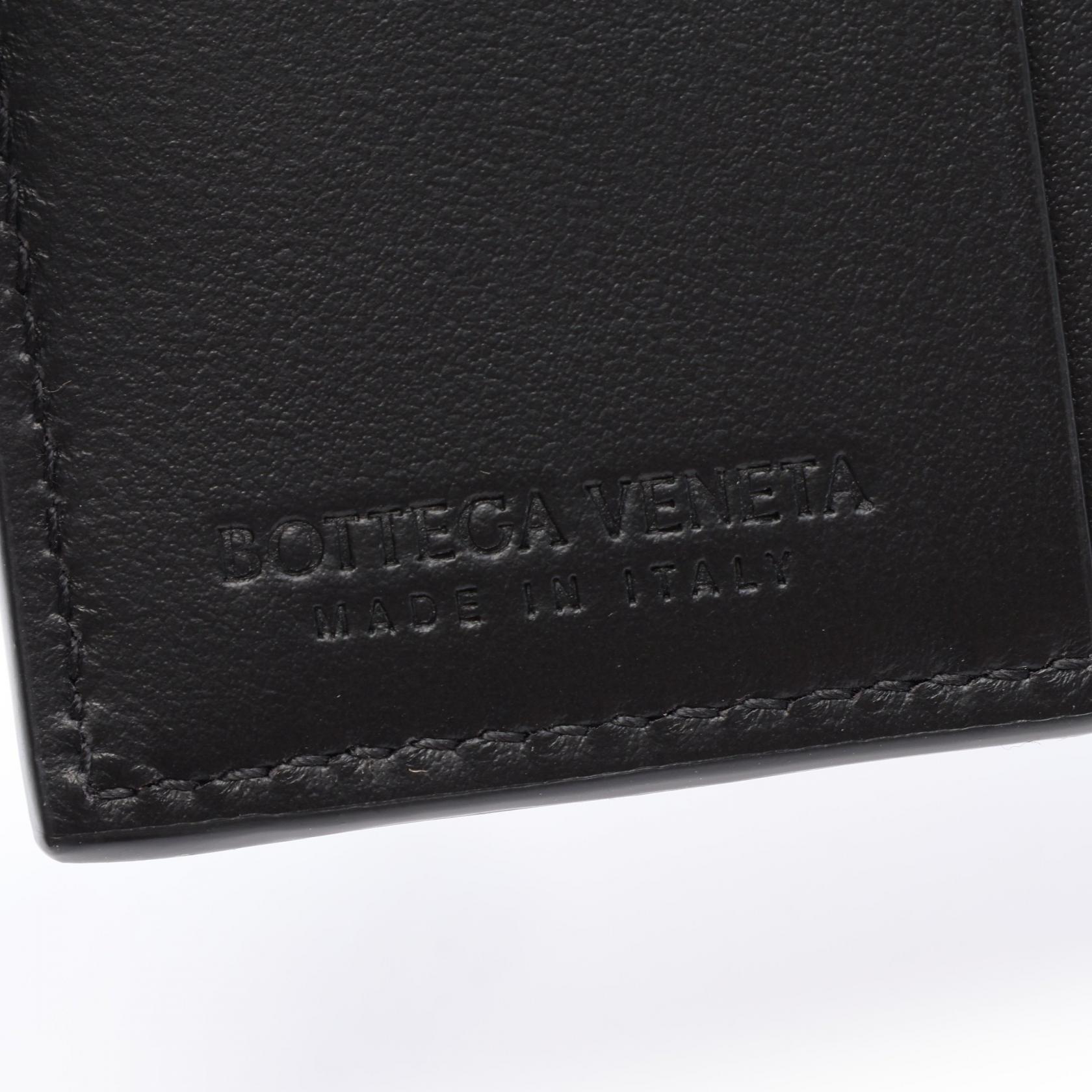 BOTTEGA VENETA Intrecciato Bi-fold compact purse wallet