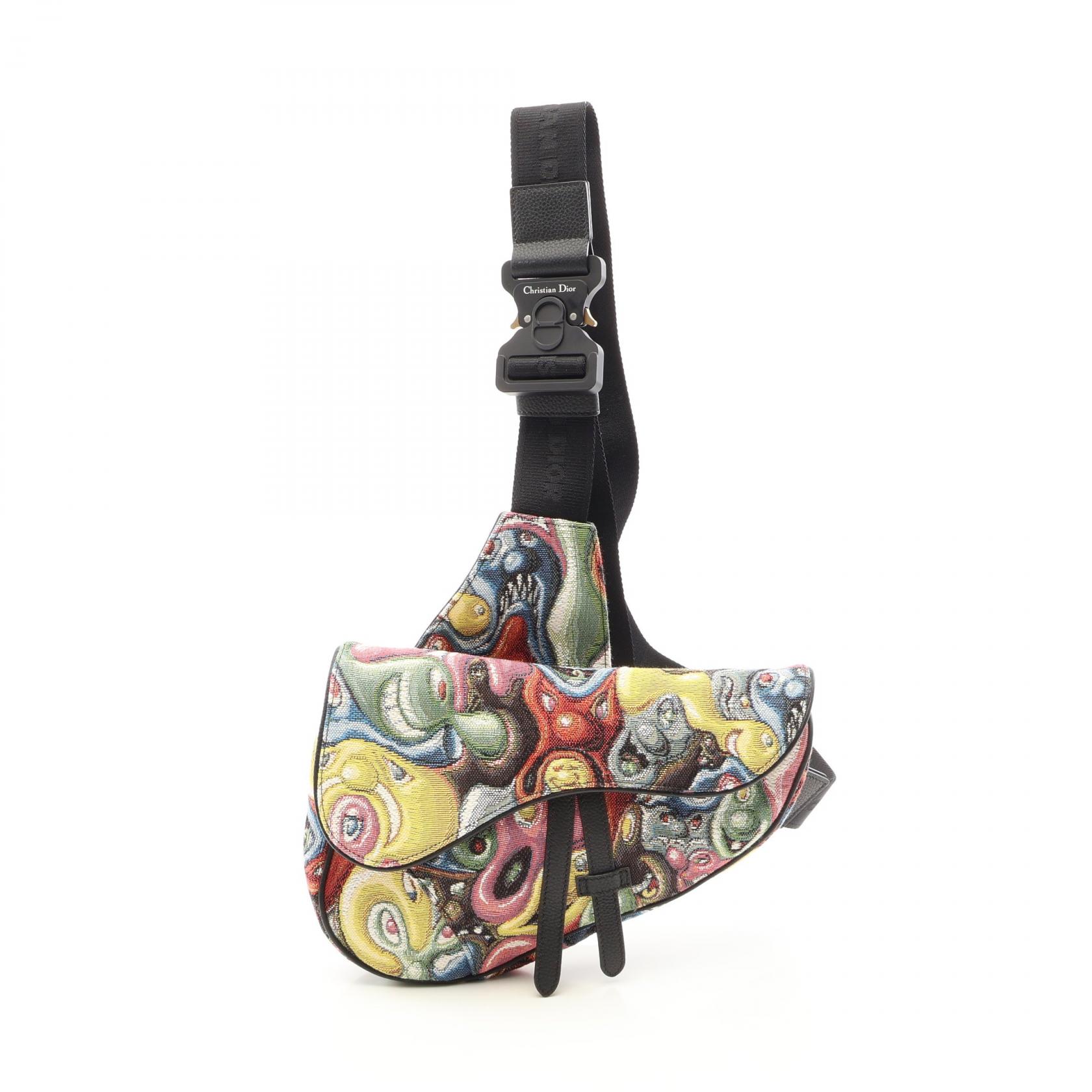 ディオール DIOL × KENNY SCHARF サドルボディバッグ