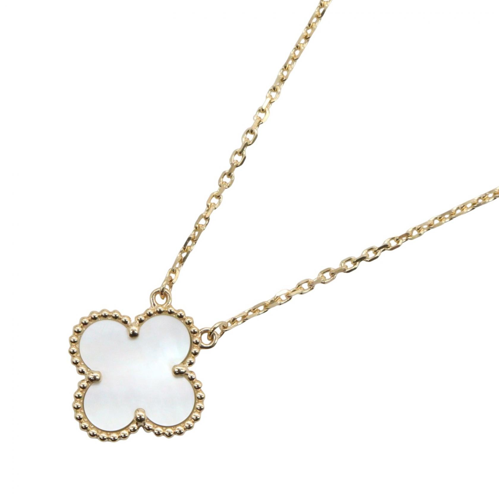 美品♡ヴァンクリーフ＆アーペル オニキス ヴィンテージアルハンブラ ネックレス ヴァンクリーフ＆アーペル ヴィンテージアルハンブラ ネックレス